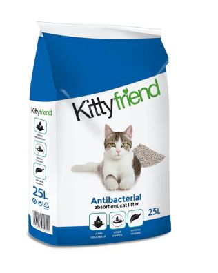 Kitty Friend Antibacterial Cat Litter 25lt