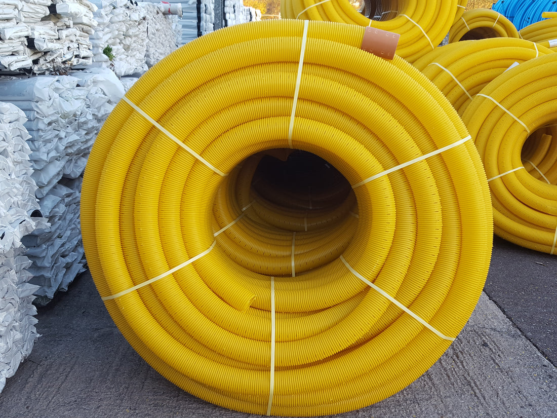 4&quot; Land Drainage Pipe 50m Roll