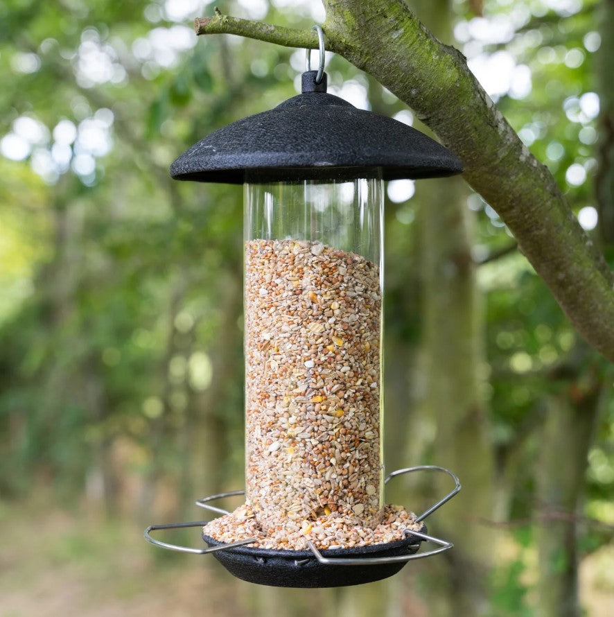 Gardman Black Steel Large Seed Bird Feeder