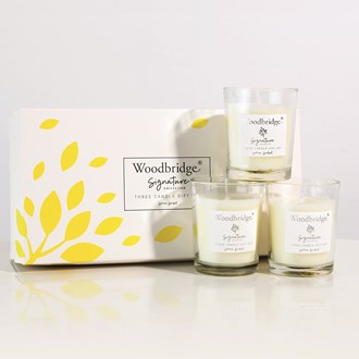 Lemon Triple Candle Set