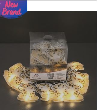 Leopard Design String Lights 10 LEDs 135cm