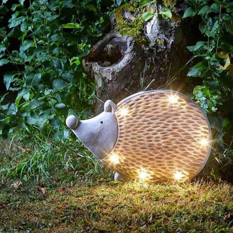 Woodstone Inlit Hedgehog - Solar Figurines