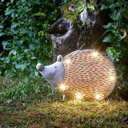 Woodstone Inlit Hedgehog - Solar Figurines