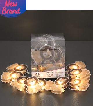 Lion Design String Lights 10 LEDs 135cm