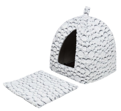 Mila Cave Plush Cat Bed