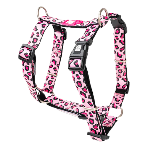 M&amp;M Leopard Pink H Harness