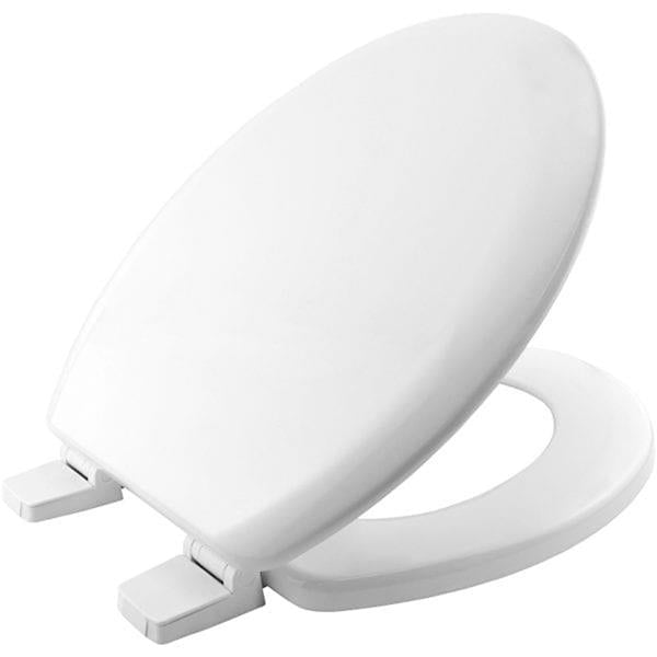 Bemis Moulded White Wood Toilet Seat