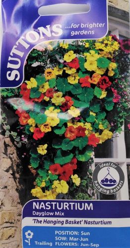 Nasturtium Dayglow Mix Flower Seeds