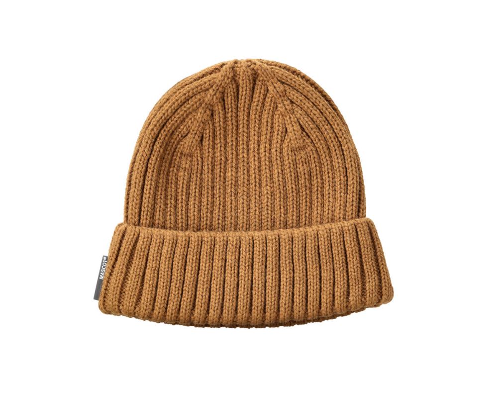 Mascot Knitted Hat One Size Nut Brown