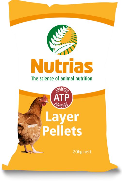 Nutrias ATP Layer Pellets - 20kg