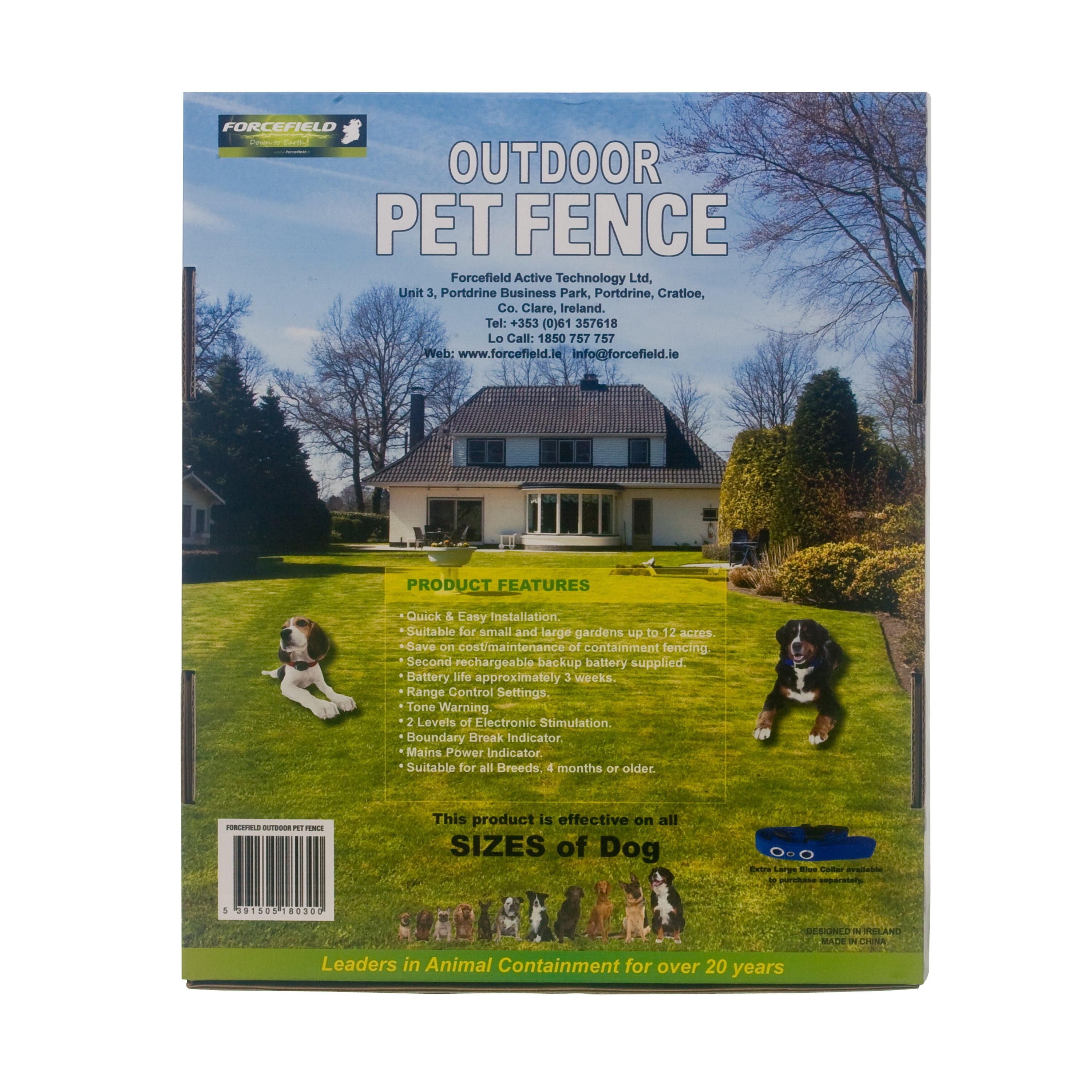 Pet Fencer - Rechargeable Outdoor Fence