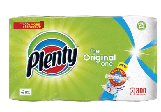 Plenty Kitchen Roll - 3 Pack