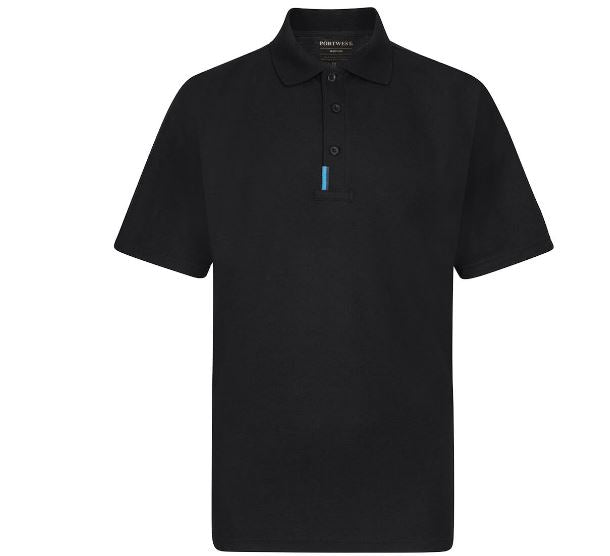 Portwest WX3 Polo Shirt Black