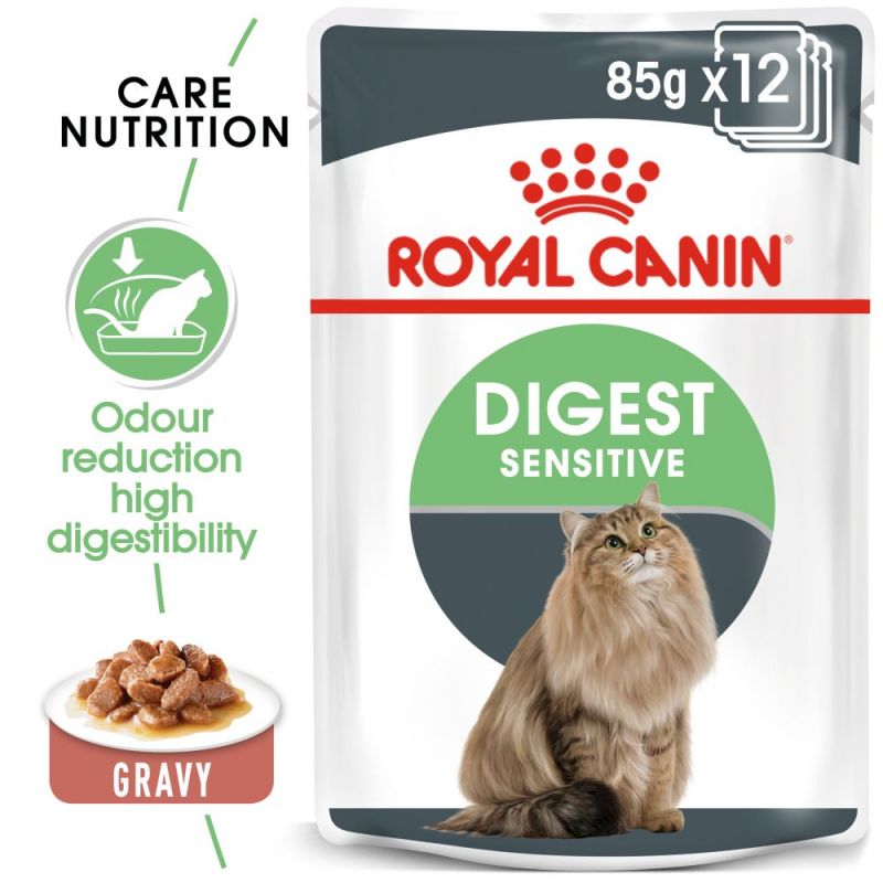 Royal Canin Digest Sensitive In Gravy 85g X 12 Pack