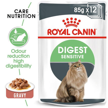 Royal Canin Digest Sensitive In Gravy 85g X 12 Pack