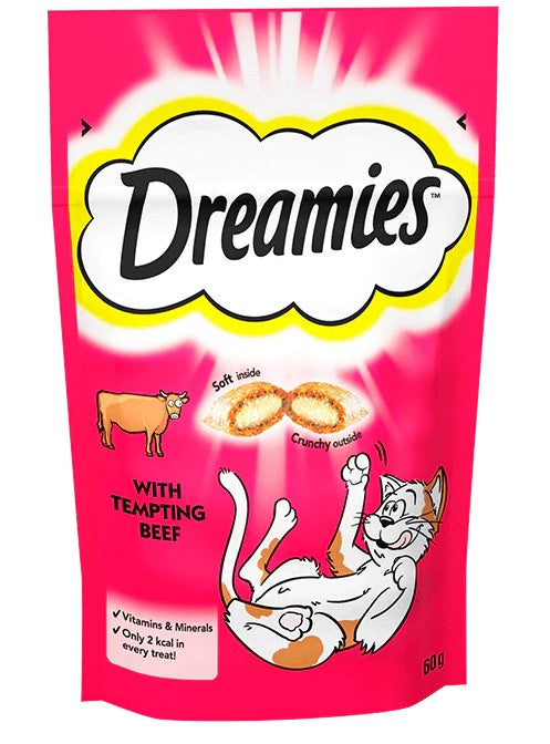 Dreamies Cat Treats with Beef 60g