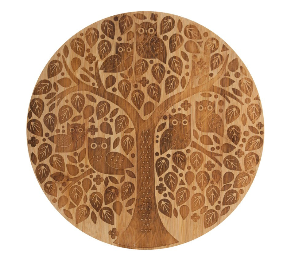 Mason Cash In The Forest Round Serving Board