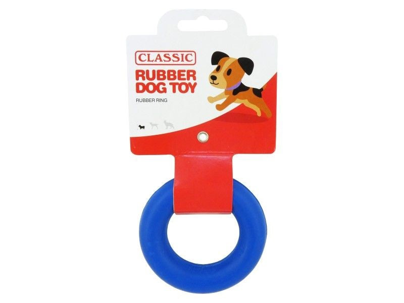 Dog rubber ring best sale