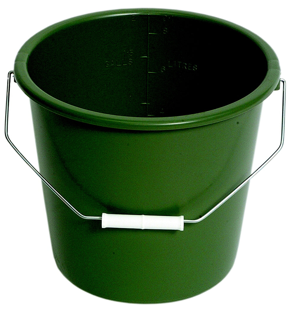 JFC 2 Gallon Green Bucket Bored