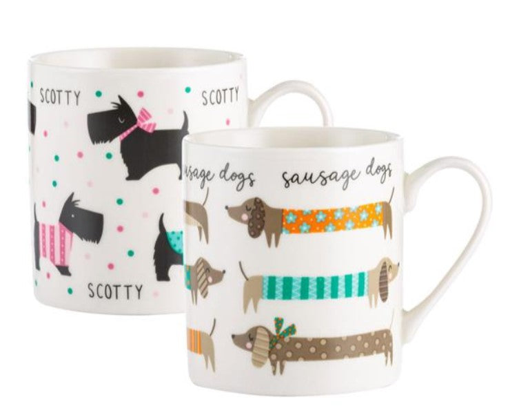 Price &amp; Kensington Sausage &amp; Scotty Assorted Fine China Mug