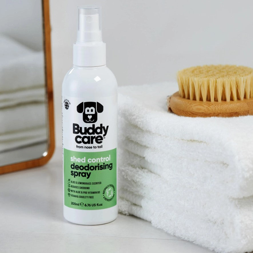 Buddycare Aloe &amp; Lemongrass Shed Control Spray - 200ml