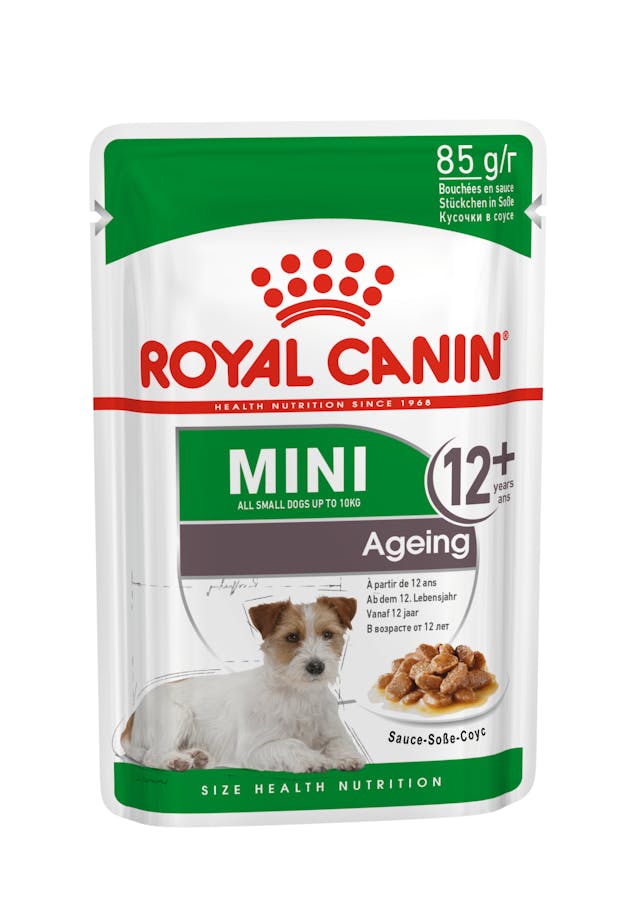 Royal Canin Mini Ageing 12+ Chunks In Gravy, 85g x 12