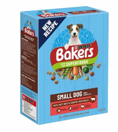 Bakers Small Dog Beef &amp; Veg 1.1kg