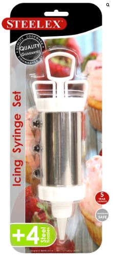 Steelex Cash Icing Syringe Set