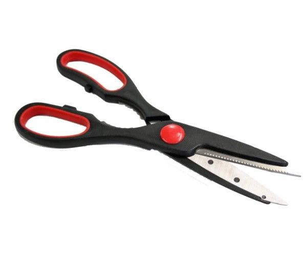 Steelex Kitchen Scissors 8&quot; Black/Red