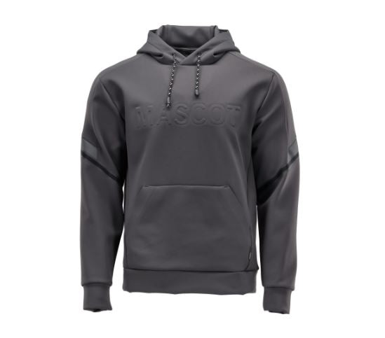 Mascot 22186 Fleece Hoodie With Mascot Logo Stone Grey