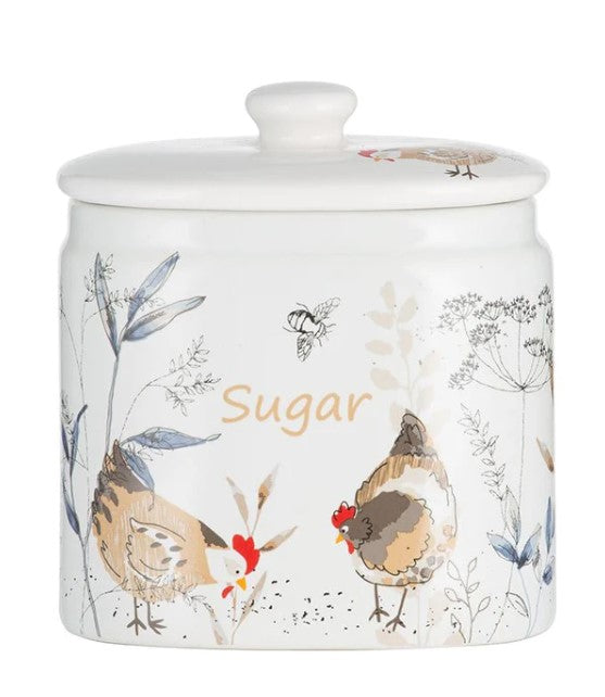 Price &amp; Kensington Sugar Storage Jar Country Hens