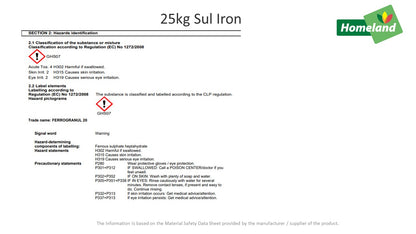 25kg Sul Iron