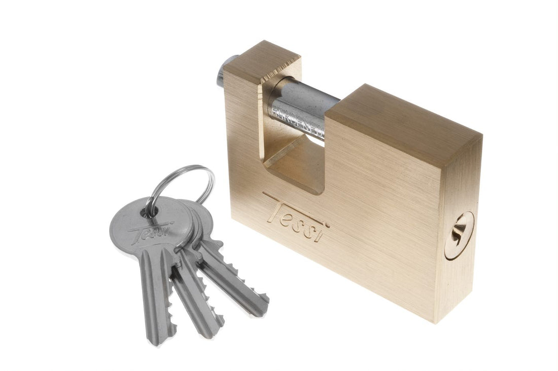 Rectangular Brass Padlock