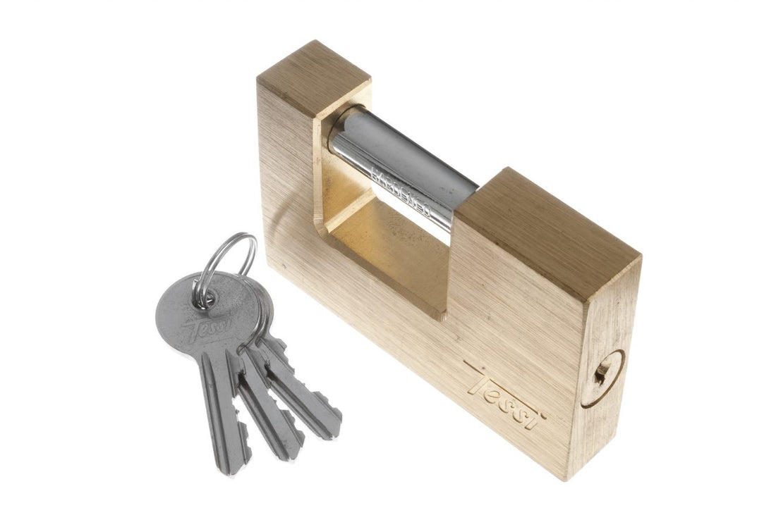 Rectangular Brass Padlock