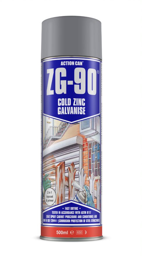 Cold Zinc Galvanised Spray