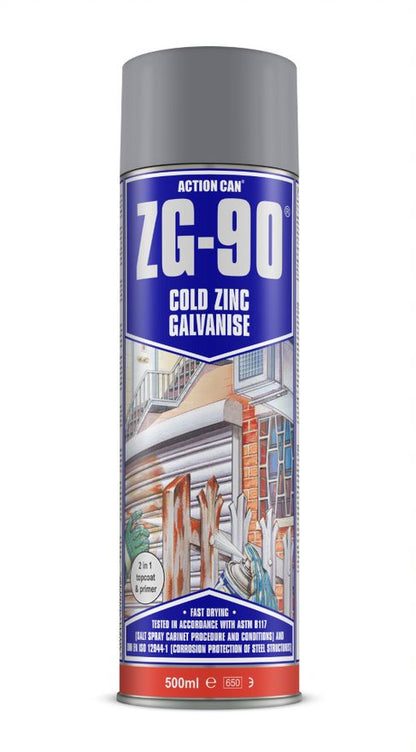 Cold Zinc Galvanised Spray