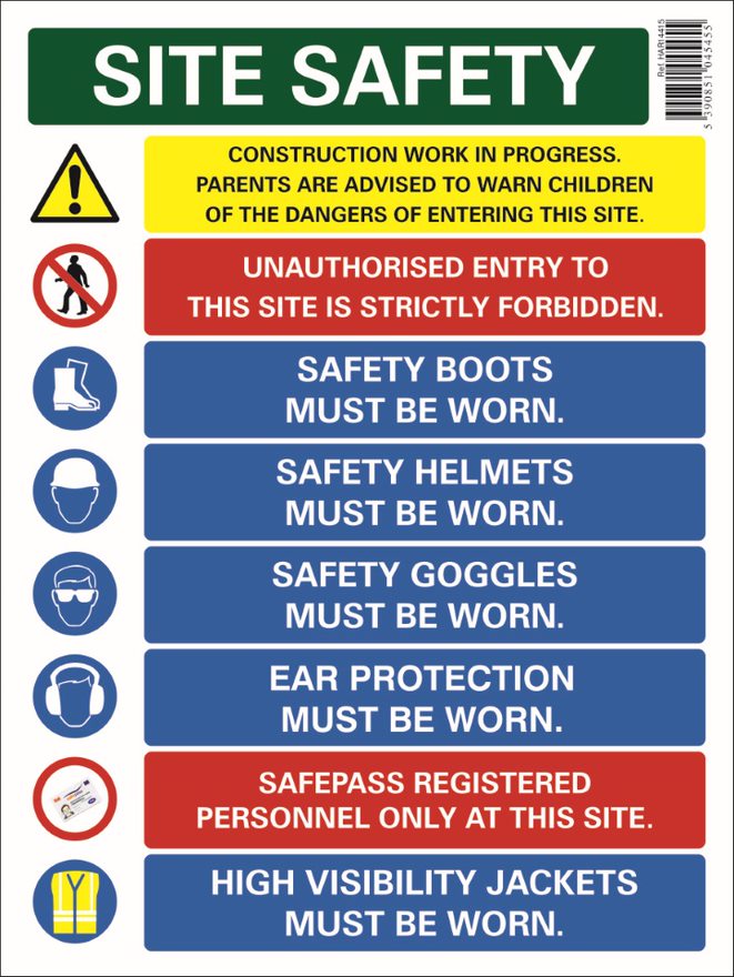 Site Safety Sign