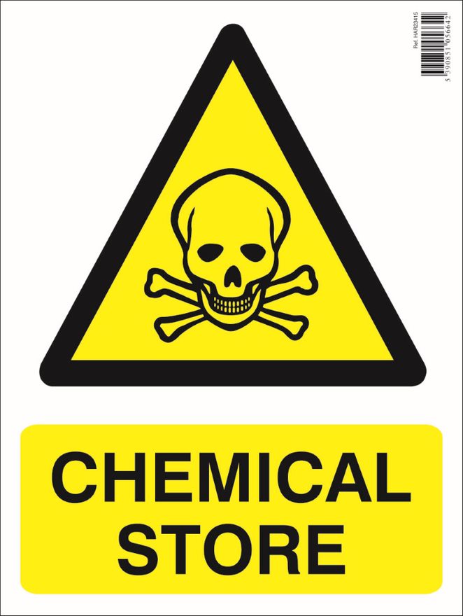 Chemical Store Farm Sign