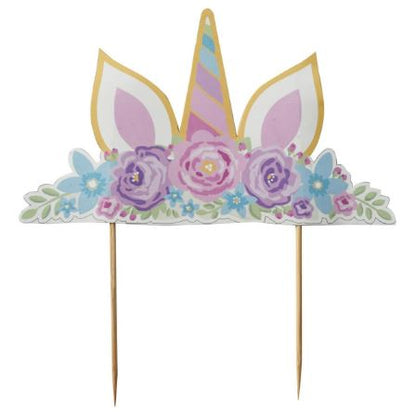 Mason Cash Unicorn Ears Cake Topper