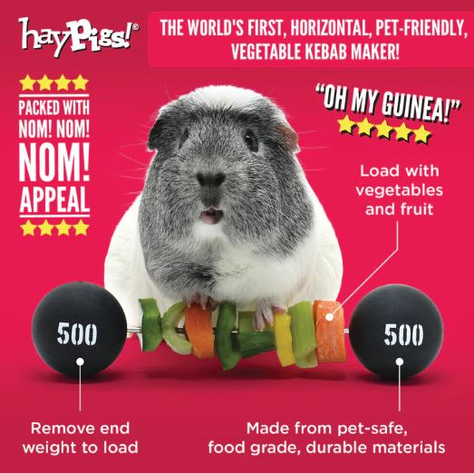 HayPigs! Piggy Weightlighter - Vegetable Kebab Maker