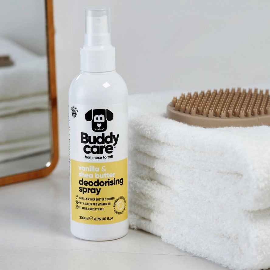 Buddycare Vanilla &amp; Shea Butter Deodorising Spray - 200ml