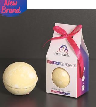 Vanilla and Chamomile Bedtime Bath Bomb by Sleep Sakes 140g