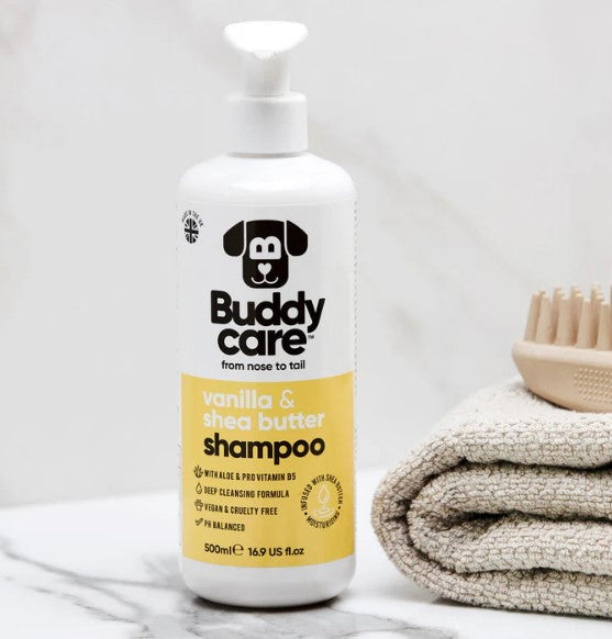 Buddycare Vanilla &amp; Shea Butter Dog Shampoo - 500ml