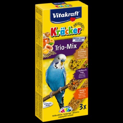 Vitakraft Budgie Honey/egg/fruit Sticks 7x3pk