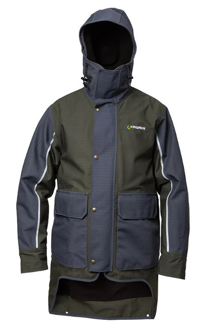 Kaiwaka Stormforce Waterproof Winter Jacket - Navy &amp; Green