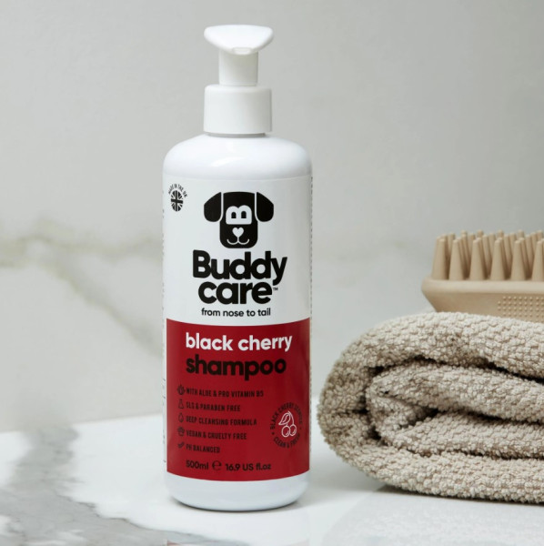 Buddycare Black Cherry Dog Shampoo - 500ml