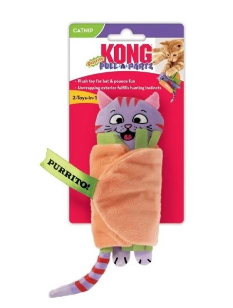 Kong Pullapartz Purrito Cat Toy