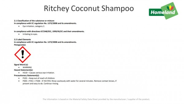 Ritchey Super Coconut Shampoo