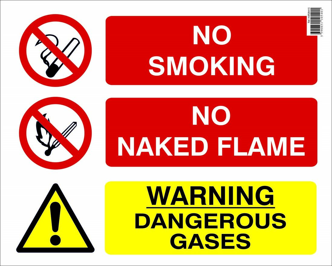 No Smoking No Naked Flames Danger Slurry Farm Safety Sign Homeland Stores