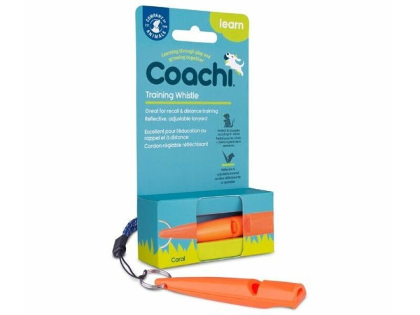 Coachi Dog Training Whistle - Coral